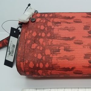 NWT Kenneth Cole Embossed Wristlet